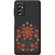 Черный чехол BoxFace Samsung Galaxy M52 (M526)  Ukrainian Ornament