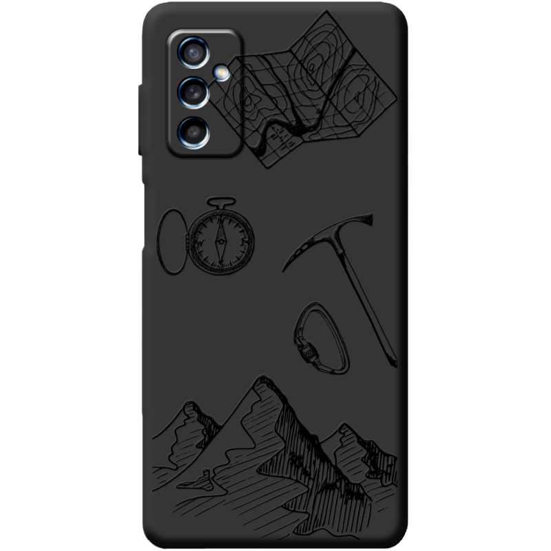 Черный чехол BoxFace Samsung Galaxy M52 (M526)  Mountains