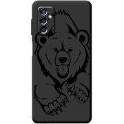 Черный чехол BoxFace Samsung Galaxy M52 (M526)  Grizzly Bear
