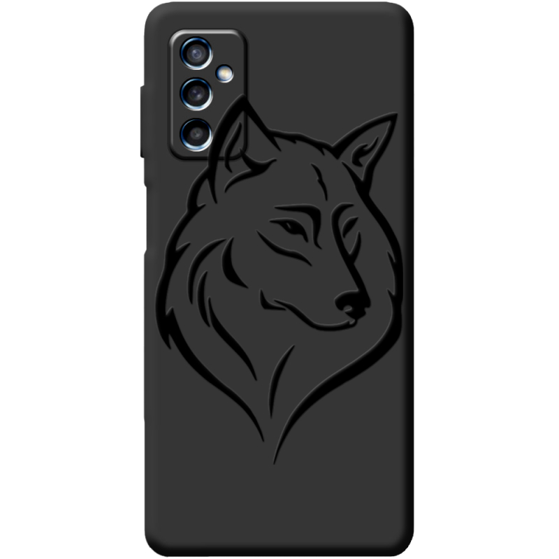 Черный чехол BoxFace Samsung Galaxy M52 (M526)  Wolf