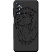Черный чехол BoxFace Samsung Galaxy M52 (M526)  Lion