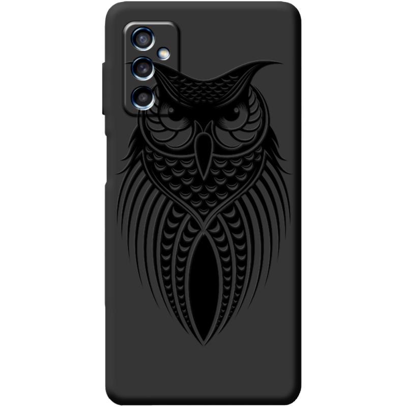 Черный чехол BoxFace Samsung Galaxy M52 (M526)  Owl