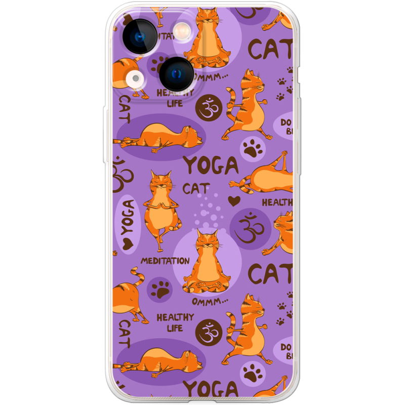 Чехол BoxFace Apple iPhone 13 mini Yoga Cat