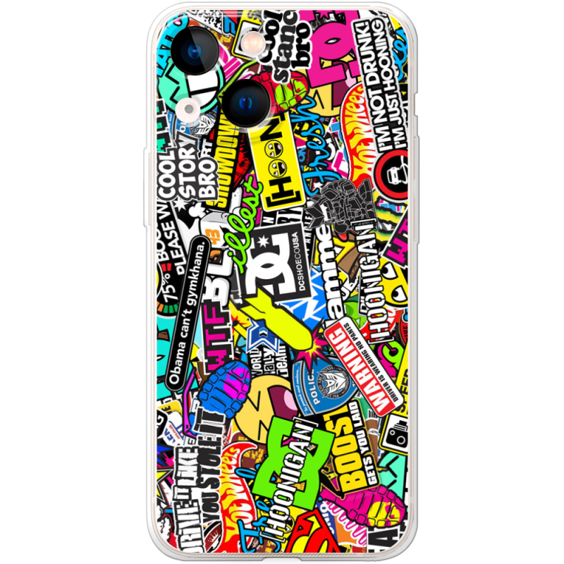 Чехол BoxFace Apple iPhone 13 mini Multicolored Inscriptions