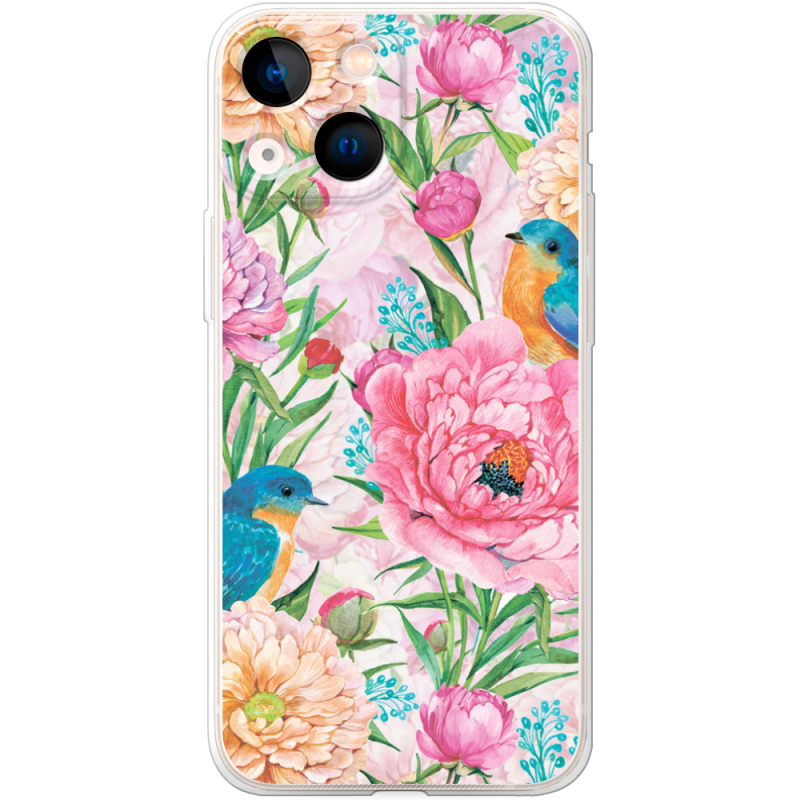 Чехол BoxFace Apple iPhone 13 mini Birds in Flowers