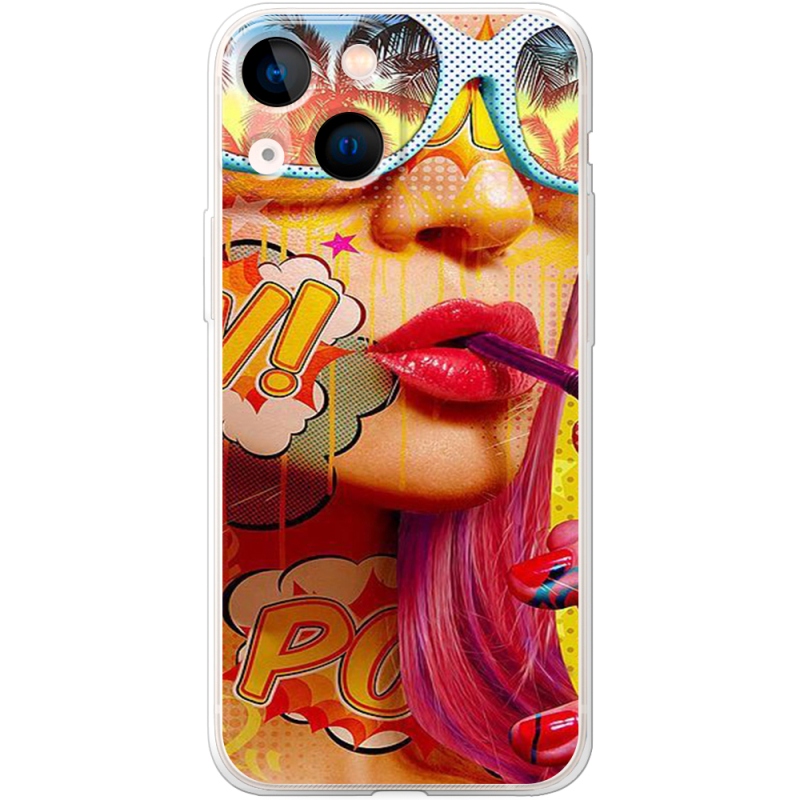 Чехол BoxFace Apple iPhone 13 mini Yellow Girl Pop Art