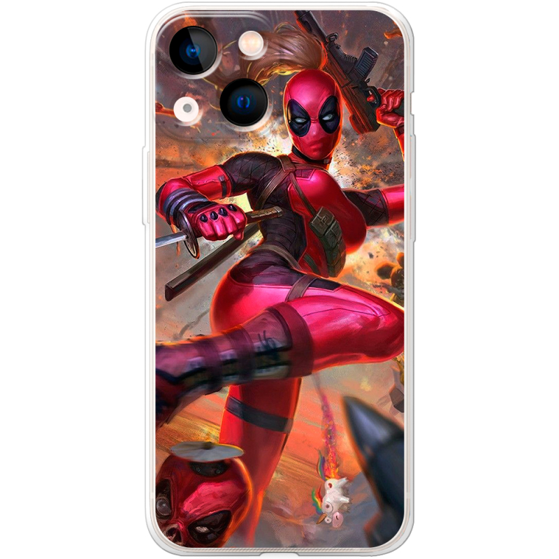 Чехол BoxFace Apple iPhone 13 mini Woman Deadpool