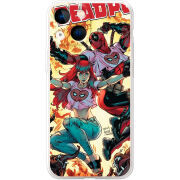 Чехол BoxFace Apple iPhone 13 mini Deadpool and Mary Jane