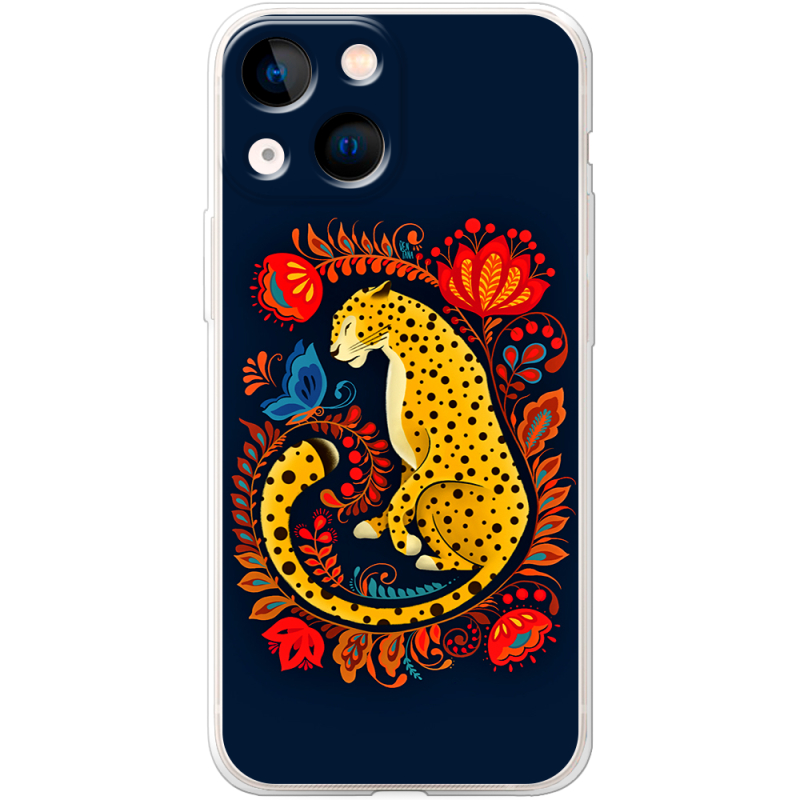 Чехол BoxFace Apple iPhone 13 mini Petrykivka Leopard