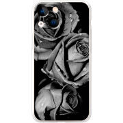 Чехол BoxFace Apple iPhone 13 mini Black and White Roses