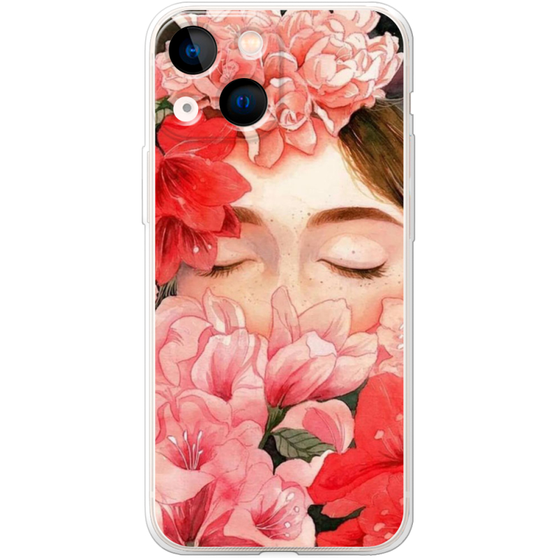 Чехол BoxFace Apple iPhone 13 mini Girl in Flowers