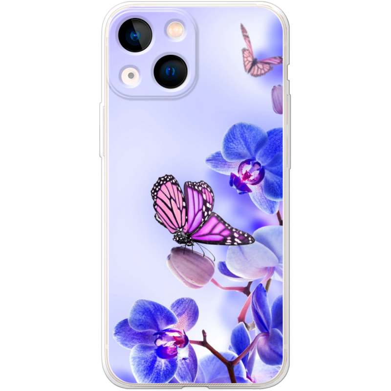 Чехол BoxFace Apple iPhone 13 mini Orchids and Butterflies