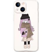 Прозрачный чехол BoxFace Apple iPhone 13 mini Winter Morning Girl