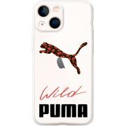 Прозрачный чехол BoxFace Apple iPhone 13 mini Wild Cat