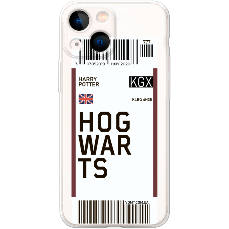 Прозрачный чехол BoxFace Apple iPhone 13 mini Ticket Hogwarts