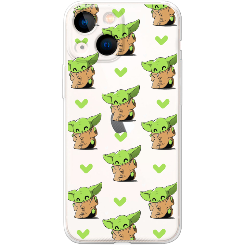 Прозрачный чехол BoxFace Apple iPhone 13 mini Pattern Baby Yoda