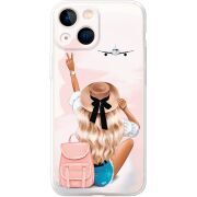 Прозрачный чехол BoxFace Apple iPhone 13 mini Travel Girl