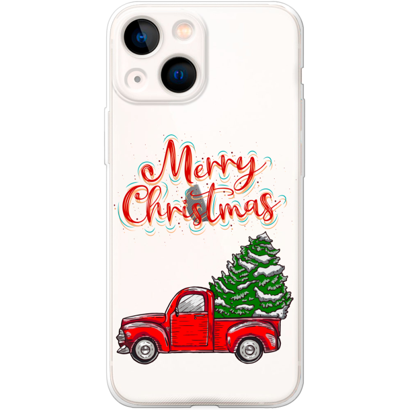 Прозрачный чехол BoxFace Apple iPhone 13 mini Holiday Car