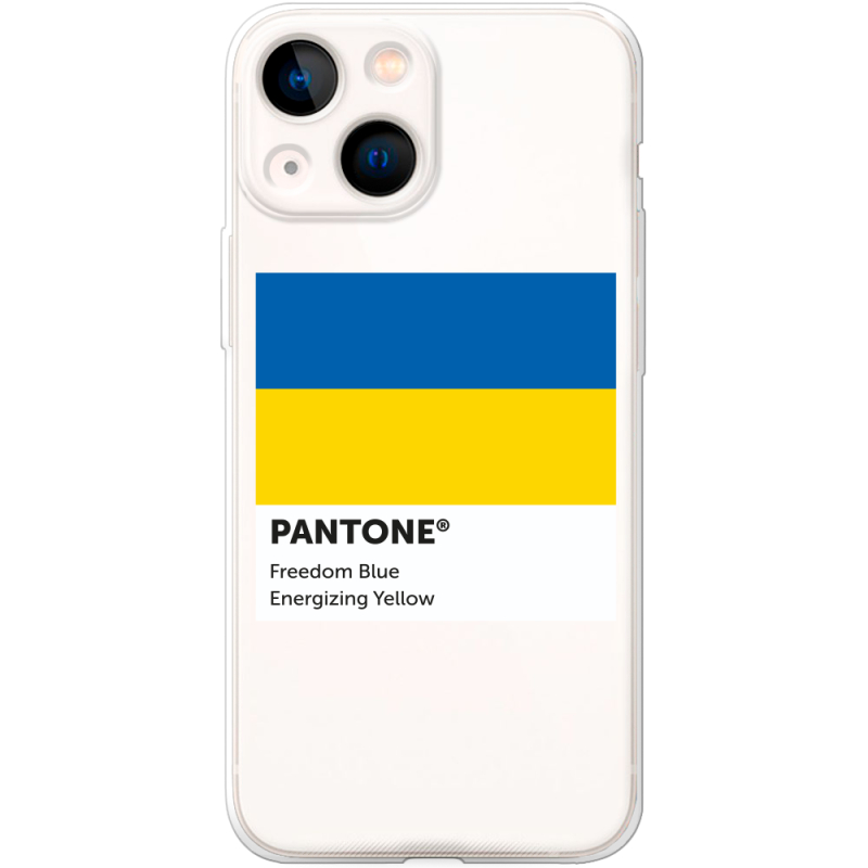 Прозрачный чехол BoxFace Apple iPhone 13 mini Pantone вільний синій