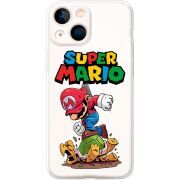 Прозрачный чехол BoxFace Apple iPhone 13 mini Super Mario