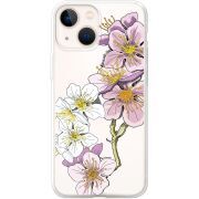 Прозрачный чехол BoxFace Apple iPhone 13 mini Cherry Blossom