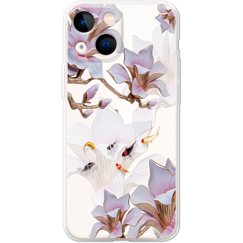 Прозрачный чехол BoxFace Apple iPhone 13 mini Chinese Magnolia