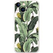 Прозрачный чехол BoxFace Apple iPhone 13 mini Banana Leaves