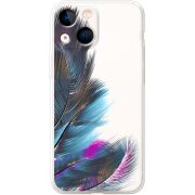 Прозрачный чехол BoxFace Apple iPhone 13 mini Feathers