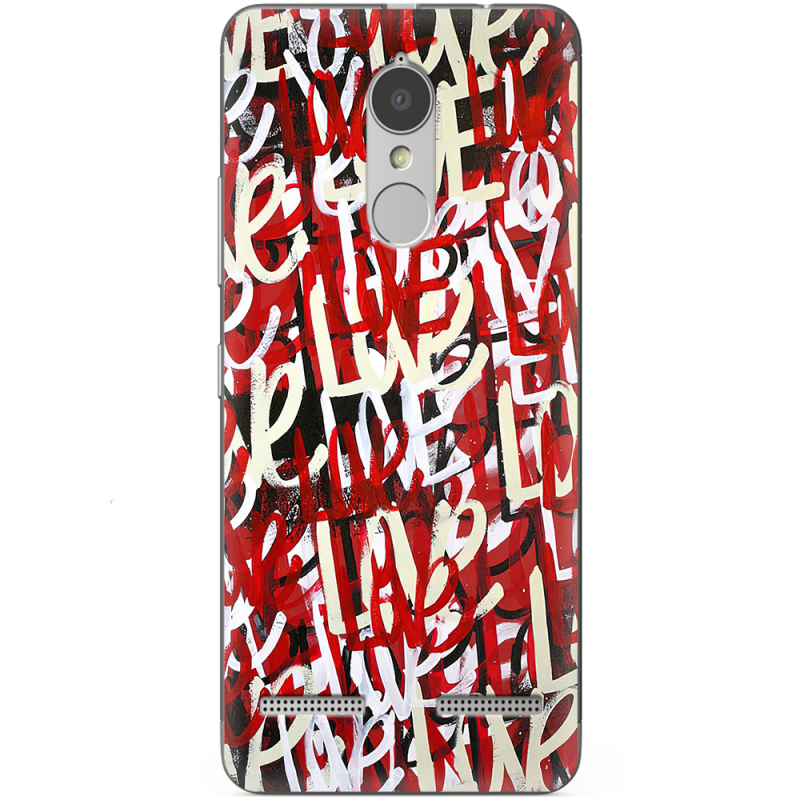 Чехол Uprint Lenovo Vibe K6 Love Graffiti