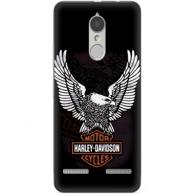 Чехол Uprint Lenovo Vibe K6 Harley Davidson and eagle