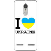 Чехол Uprint Lenovo Vibe K6 I love Ukraine