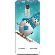 Чехол Uprint Lenovo Vibe K6 Skier Snowman