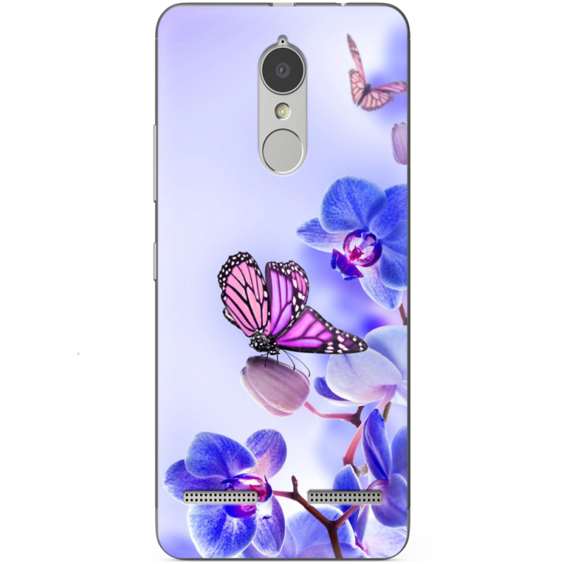 Чехол Uprint Lenovo Vibe K6 Orchids and Butterflies