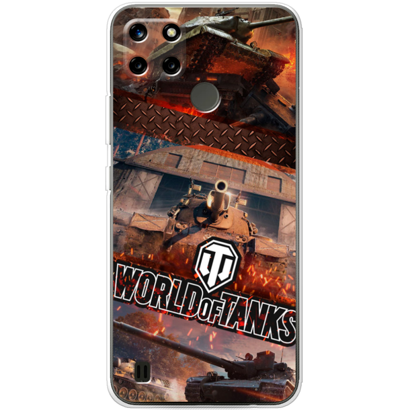 Чехол BoxFace Realme C25Y World Of Tanks