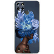 Чехол BoxFace Realme C25Y Exquisite Blue Flowers