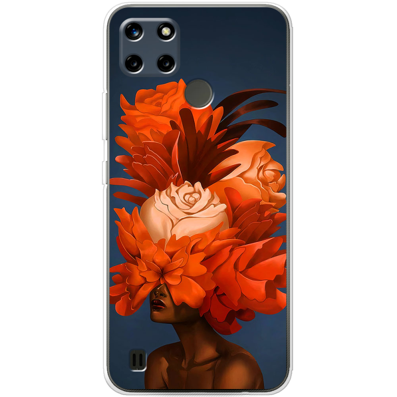 Чехол BoxFace Realme C25Y Exquisite Orange Flowers