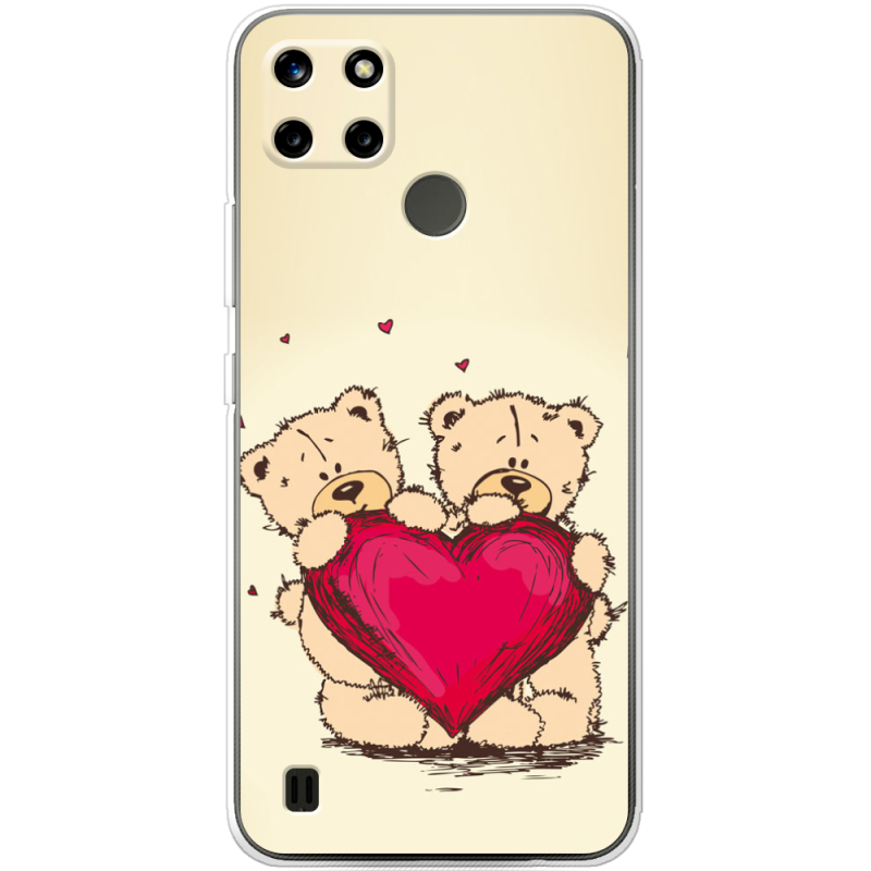 Чехол BoxFace Realme C25Y Teddy Bear Love