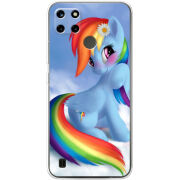 Чехол BoxFace Realme C25Y My Little Pony Rainbow Dash