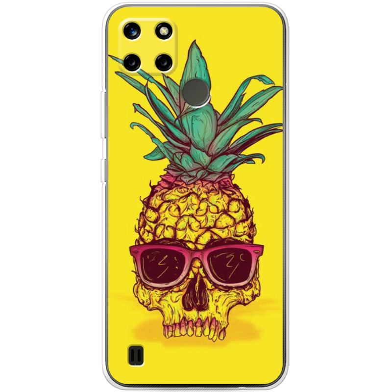 Чехол BoxFace Realme C25Y Pineapple Skull