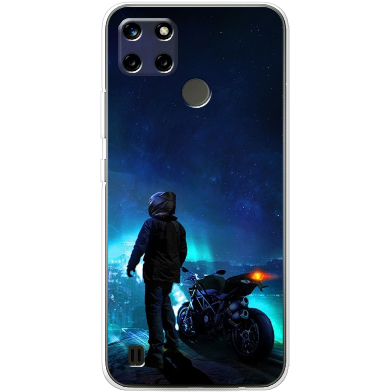 Чехол BoxFace Realme C25Y Motorcyclist