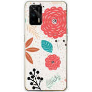 Чехол BoxFace Realme GT 5G Line Flowers