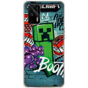 Чехол BoxFace Realme GT 5G Minecraft Graffiti