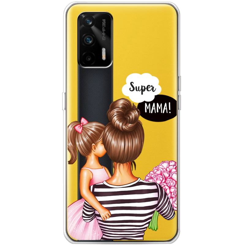 Прозрачный чехол BoxFace Realme GT 5G Super Mama and Daughter