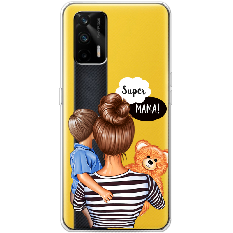 Прозрачный чехол BoxFace Realme GT 5G Super Mama and Son