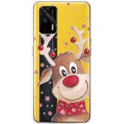 Прозрачный чехол BoxFace Realme GT 5G Winter Deer