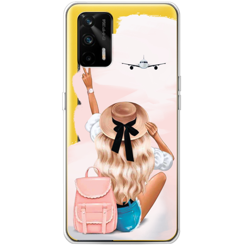 Прозрачный чехол BoxFace Realme GT 5G Travel Girl