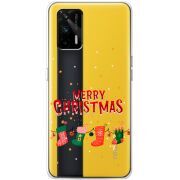 Прозрачный чехол BoxFace Realme GT 5G Merry Christmas