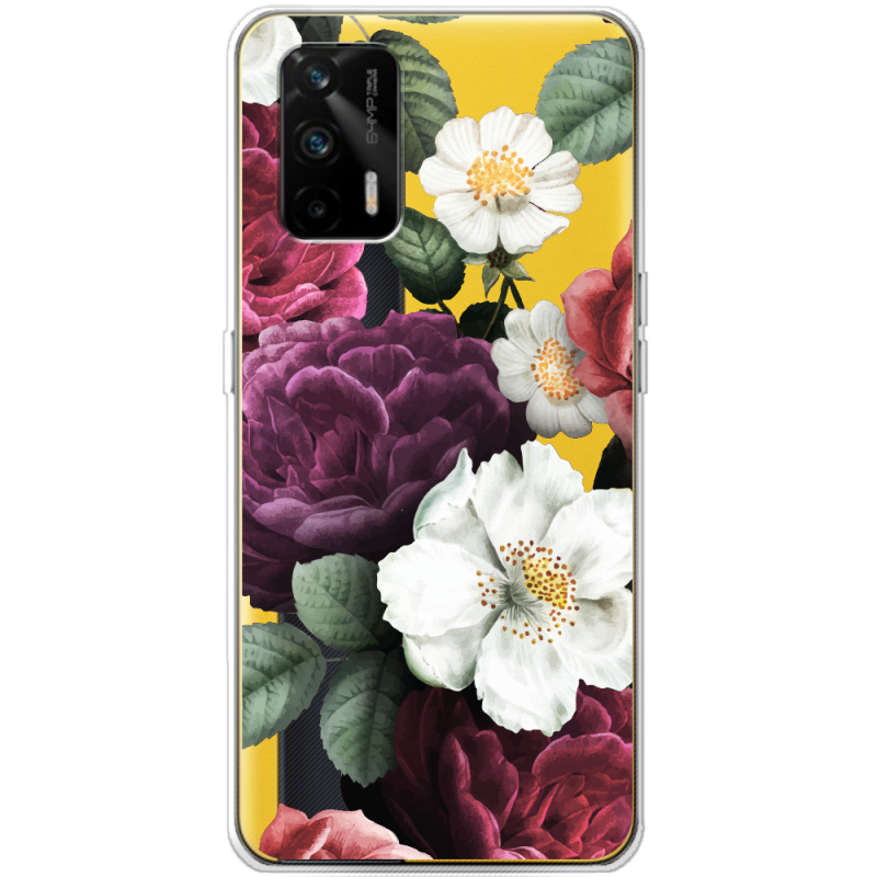 Прозрачный чехол BoxFace Realme GT 5G Floral Dark Dreams