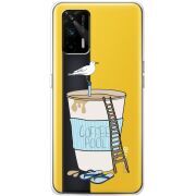 Прозрачный чехол BoxFace Realme GT 5G Segull in Cofee Pool