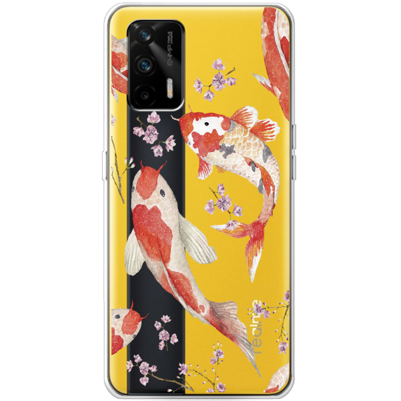 Прозрачный чехол BoxFace Realme GT 5G Japanese Koi Fish